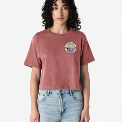 Crop Top (back + chest logo) Thumbnail